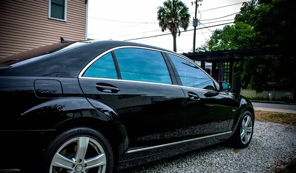 Metallic car tint 
