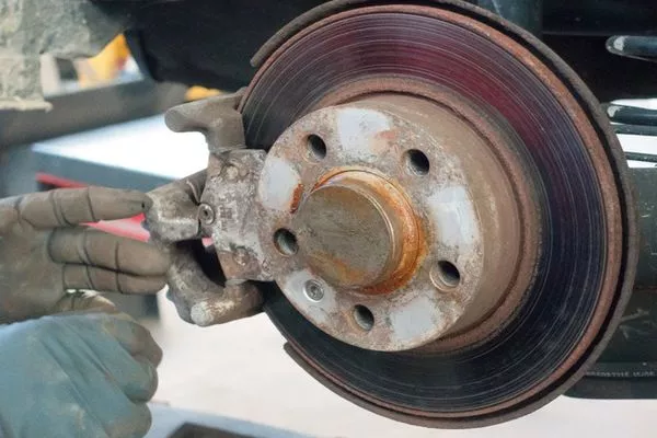 Overheated brakes are less effective brake overheat