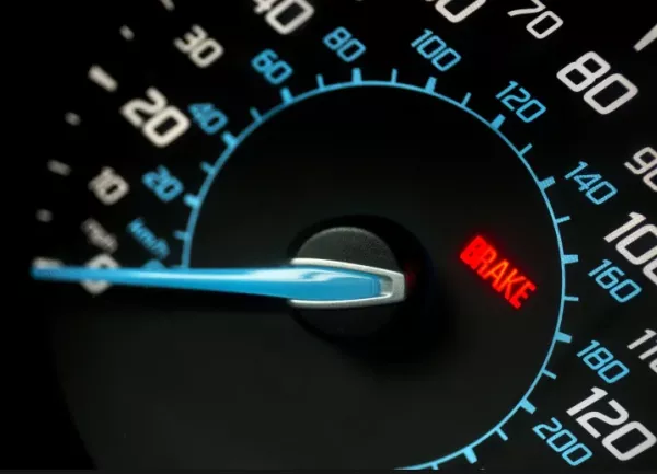 handbrake warning light