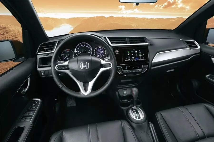 A picture of the interior of the Honda BR-V