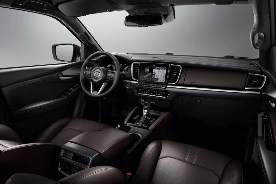 A picture of the BT-50's interior