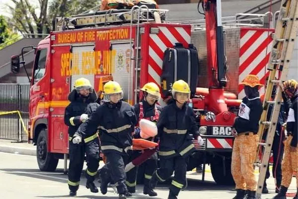 BFP Firefighters aren't just fire fighters but they're also very competent in giving first aid and search and rescue BFP personnel training