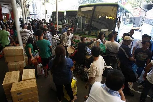 Cubao is host to a number of provincial bus terminals. A picture of a provincial bus terminal found along EDSA