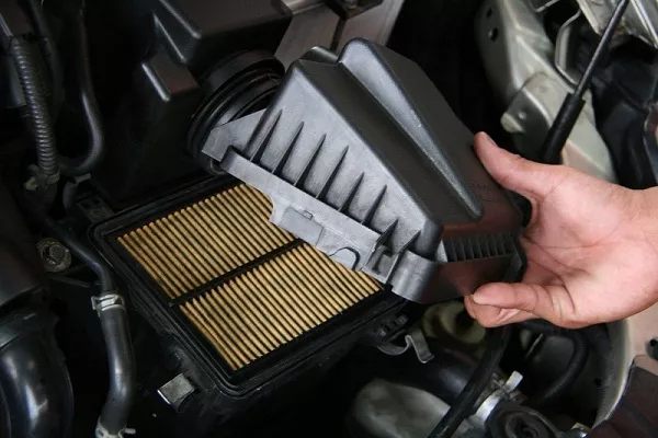take off air filter cover
