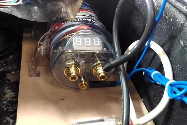 A car audio capacitor 