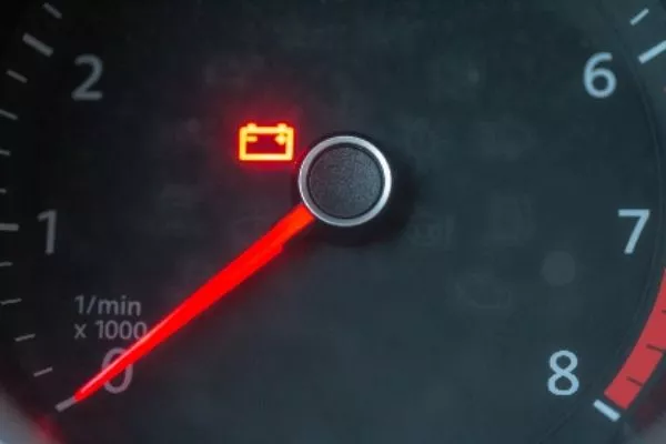 A check engine light