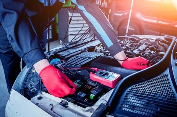 Checking car battery