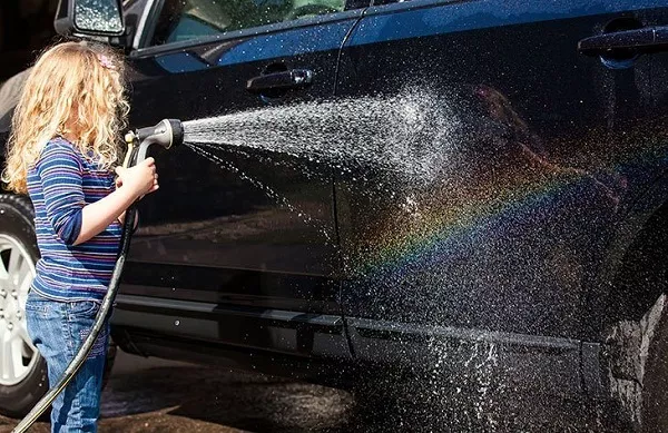 Car care kit hose nozzle