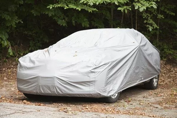 car covered with car cover