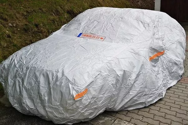 A car with a cover