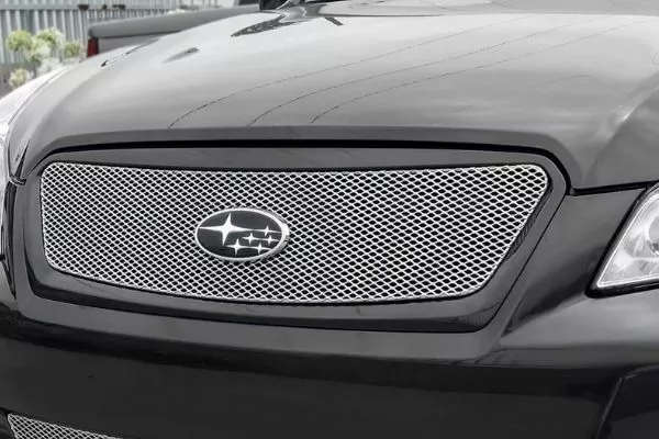 A picture of a car's grille