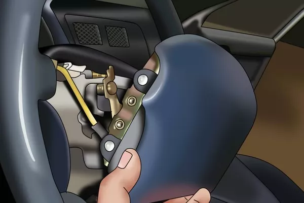 Disconnecting all the wires connected to the  horn.