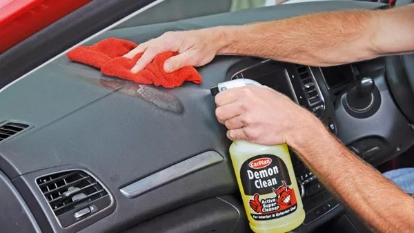 Cleaning car interior