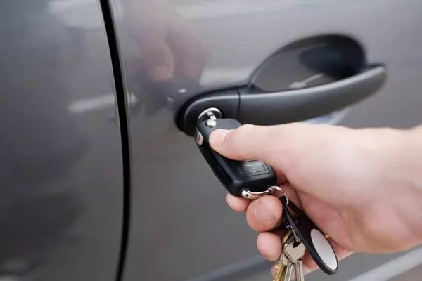 Almost all vehicles with a push-start button and remote car keys still have a physical key and keyhole car key in the key hole