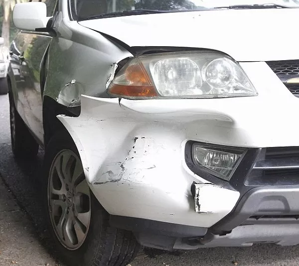Damaged car after leasing