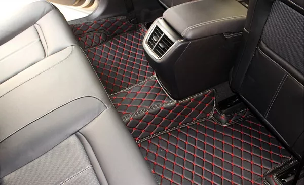 cars with designed car mats 