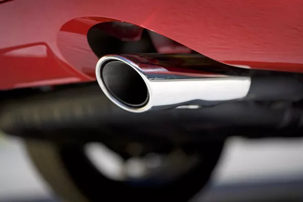 Exhaust pipes that allow free air flow lets the engine breathe a little bit more Car's exhaust pipes