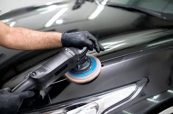 If the chrome parts are seriously damaged, you'll have to replace or re-chrome them car polish