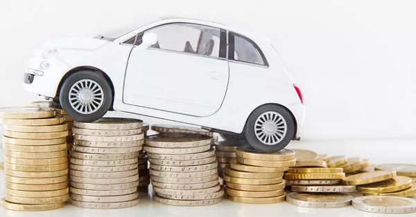 toy car going up in coins