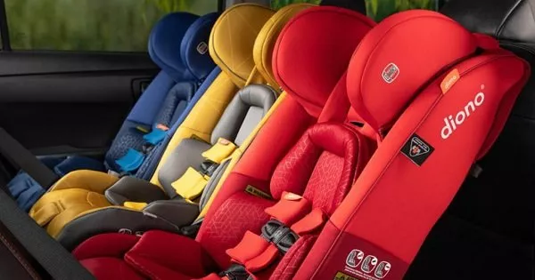 Different child car seat types