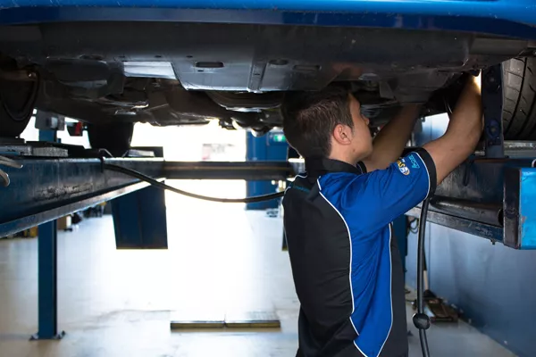 car suspension check