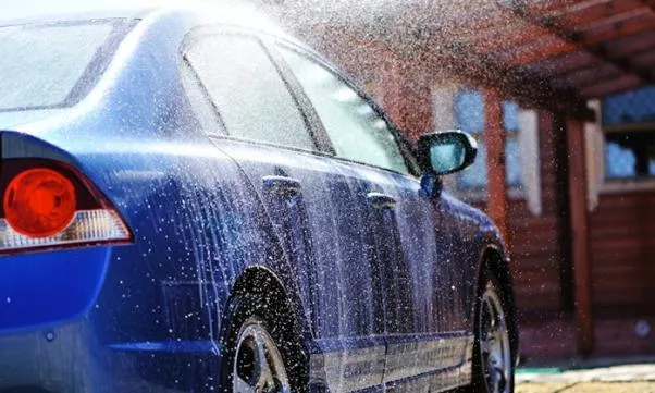 Washing a car