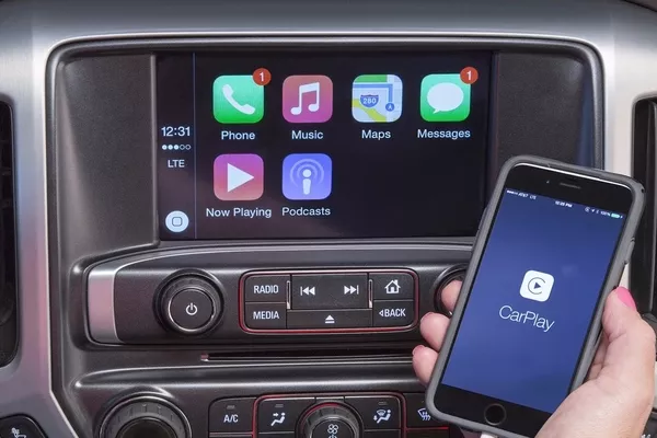 Apple CarPlay in car infotainment system