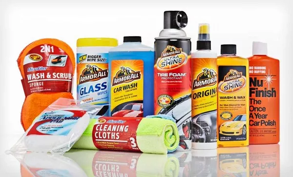 Use only those products that are specially made to maintain the quality of your car paint Car wash liquid