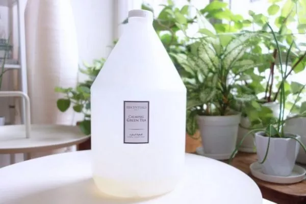 A picture of a gallon of castile soap