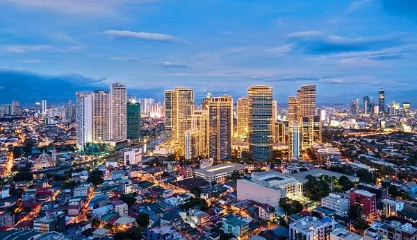 Metro Manila is one of the most population-dense cities in the world A picture of Metro Manila from the sky