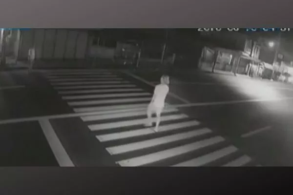 If you watch TV a lot then you'll know that most reports on road accidents involving pedestrians almost always looks like this A screenshot of a CCTV shot of a road accident.