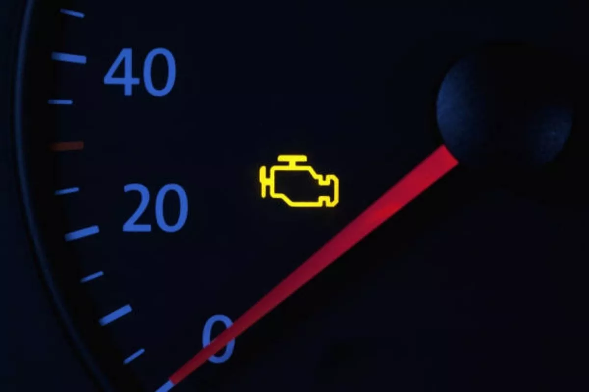 A picture of check engine light