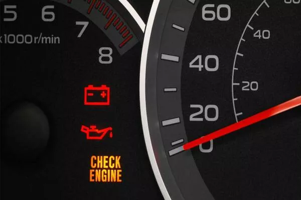 check engine light illuminating