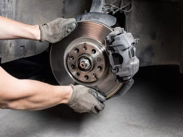 checking car brakes