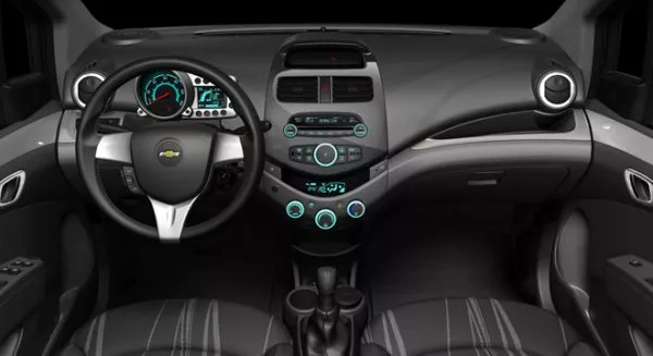 The Chevrolet Spark interior 