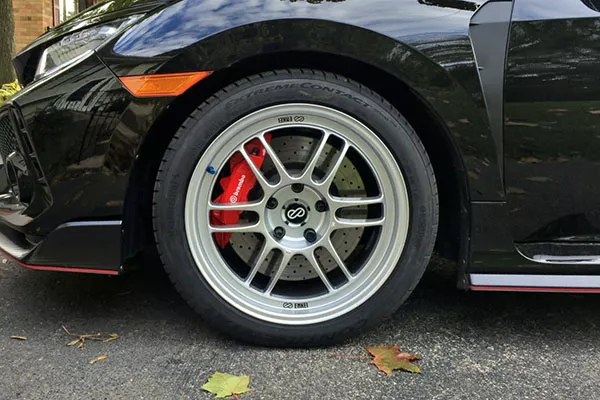 A picture of a Civic Type R with RPF1s.