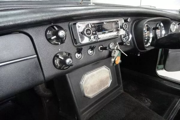 Classic car dashboard