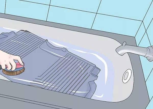 Clean weahtertech floor mats