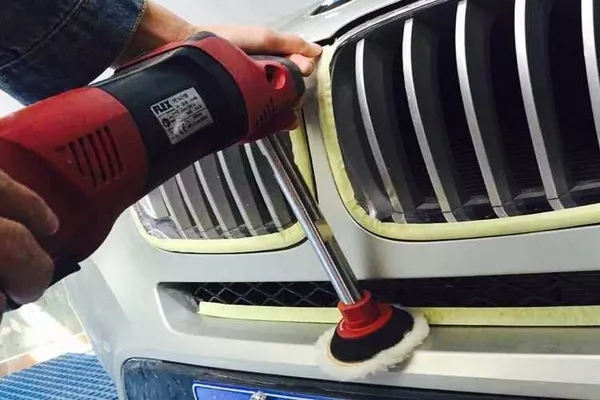 Consider using a rotary tool Cleaning the car using a rotary tool