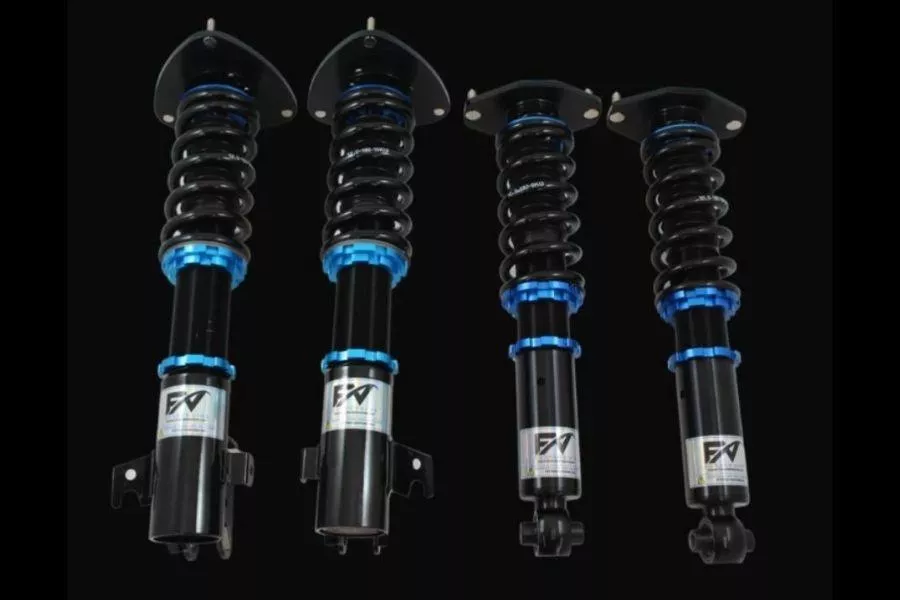 A picture of coilovers for the Mitsubishi XPander