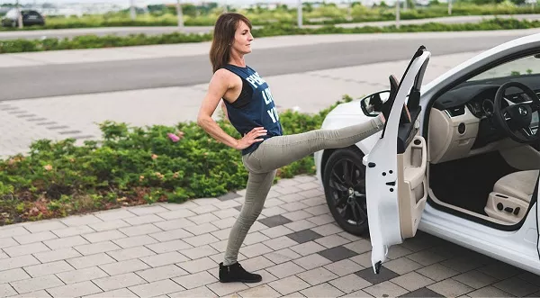 Do exercise while driving