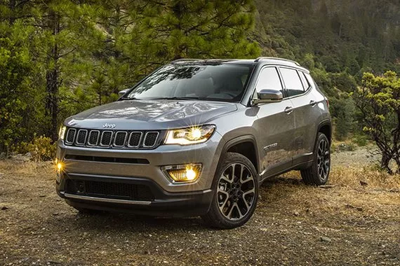 Jeep Compass front profile shot
