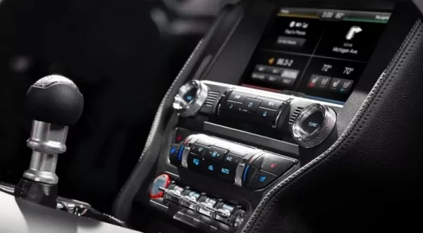 control buttons in car