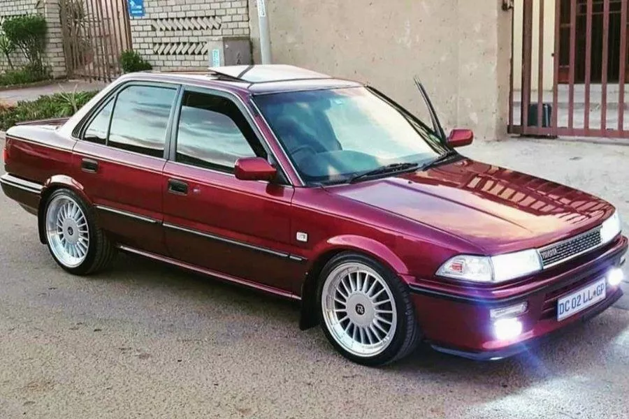 A picture of a modified AE92