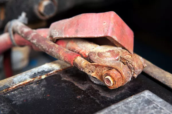 Corrosion in car battery