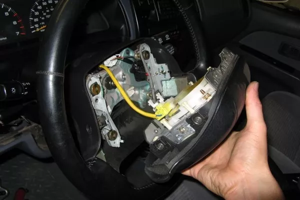 There will come a time that internal damage is done to the parts of the internal system Man fixing the steering wheel