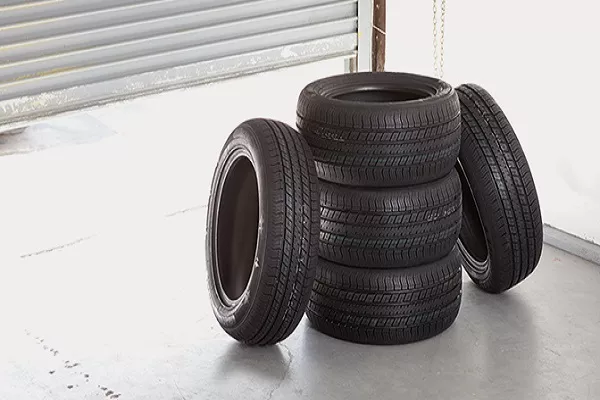 A set of brand new tires