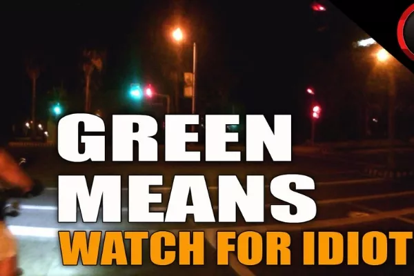 Idiots are dangerous in an intersection with a stoplight Idiots are dangerous in an intersection with a stoplight