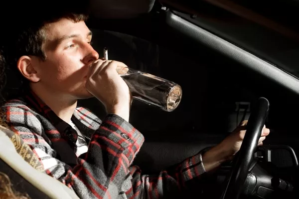 drinking while driving