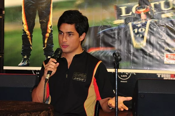 A picture of the filipino driver, Marlon Stockinger